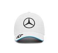Mercedes-AMG Petronas F1 Kappe George Russell 2024 – Weiß – Einheitsgröße