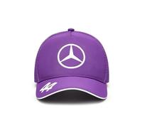 MERCEDES AMG PETRONAS F1 2024 Lewis Hamilton Trucker Kappe - Lila - Einheitsgröße