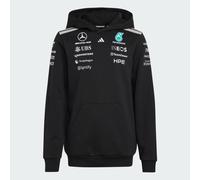 adidas Unisex Kinder Mercedes - Amg Petronas Formula 1 Team Driver Hood Sweatshirt, Black, 13-14 Years