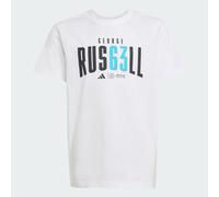 adidas Unisex Kinder Mercedes - AMG Petronas Formula ONE Team George Russell Tee Youth, White, 7-8 Years