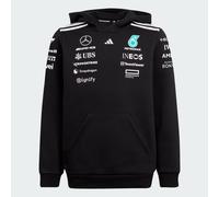 adidas Unisex Kinder Mercedes - AMG Petronas Formula ONE Team Team Hood Youth, Black/White, 13-14 Years