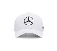 MERCEDES AMG PETRONAS Formula One Team - Offizielle Formel 1 Merchandise Kollektion- George Russell Team-Kappe 2022 - Weiß - Größe: Einheitsgröße