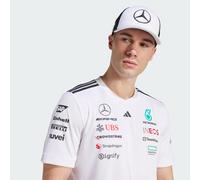 Adidas Unisex Mercedes - AMG Petronas Formula ONE Team Snapback Star Trucker Cap, White/Black, M