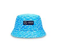 Mercedes AMG Petronas, George Russell 'No Diving' Blue Multi Bucket Hat 2023 One Size Adult Official Merchandise, blau, Einheitsgröße