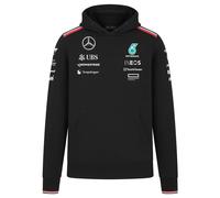 MERCEDES AMG PETRONAS F1 Herren 2024 Team Kapuzenpulli - Schwarz - Größe: XL