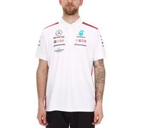 Mercedes-Benz AMG Petronas F1 2023 Team-Poloshirt Herren Motorsport-Shirt Kurzarm-Shirt 701223408 002 Weiß XS