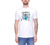 Mercedes-Benz AMG Petronas F1 MAPF1 FW George #63 Herren Baumwoll-Shirt mit George Russel Print Rundhals-Shirt 701220866 001 Weiß XS