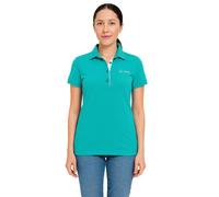 Mercedes-Benz AMG Petronas F1 MAPF1 Polo Damen Baumwoll-Shirt Polo-Shirt mit Team-Logos und farblichen Akzenten Kurzarm-Shirt 701227044 002 Türkis-Grün L