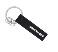 Mercedes-Benz AMG Schlüsselanhänger schwarz weiß Kunststoff Edelstahl