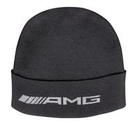 Mercedes-Benz AMG Strickmütze, Unisex schwarz Baumwolle Bio Merinowolle Polyamid