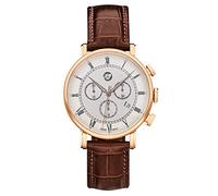 Mercedes-Benz Collection Chronograph Herren Classic Retro Gold | Herrenuhr/Armbanduhr aus Edelstahl & Kalbsleder | braun, roségold