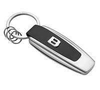 Mercedes-Benz Collection Schlüsselanhänger | Typo B-Klasse | silberfarben/schwarz | Edelstahl