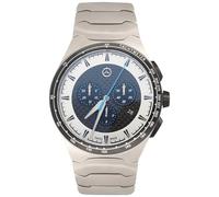 Mercedes-Benz Herren Chronograph, Motorsports Collection, Edelstahl/Carbon, Schweizer Quarzwerk, Wasserdicht 10 ATM, 44mm, Silber/Schwarz/Blau
