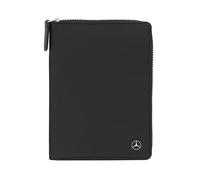 Mercedes-Benz Original Herren Geldbörse/Reisepass Etui Nappa Leder Schwarz 16x11,5cm