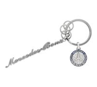 Mercedes-Benz Schlüsselanhänger Classic Schriftzug silber B66041762