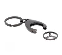 Mercedes-Benz Schlüsselanhänger mit Einkaufswagen-Chip schwarz