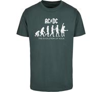 Merchcode ACDC Evolution Of Rock T-Shirt MP5011714 Bottlegreen-L