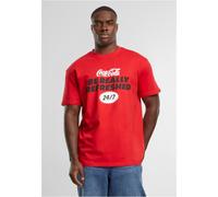 Merchcode Coca Cola Refreshed Oversize Tee MC1054 Cityred-S