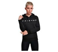 Merchcode Damen Hoodie Ladies Friends Hoody Black-S