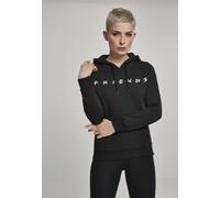Merchcode Damen Hoodie Ladies Friends Hoody Black-S