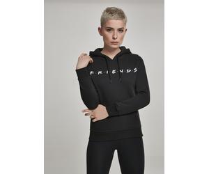 Merchcode Damen Hoodie Ladies Friends Hoody Black-XS
