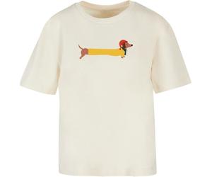 Merchcode Damen Ladies Christmas Dog Tee MP0009150 Black-S