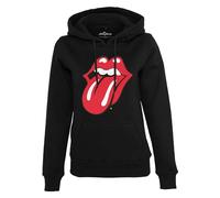 Merchcode Damen MC328-Ladies Rolling Stones Tongue Hoody Kapuzenpullover, Black, M