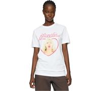 MERCHCODE Damen Mc867-blondie Heart of Glass Tee T-Shirt, Weiß, M EU