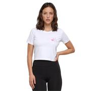 Merchcode Damen T-Shirt MC882-Ladies Minnie Mouse Wink Tee Weiß L EU