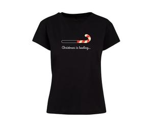 Merchcode Damen Mp0004999-ladies Christmas Loading Box Tee T-Shirt, Schwarz, XL EU