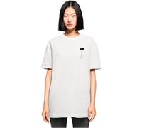 MERCHCODE Damen Mp0008451-ladies Love In The Air Oversized Boyfriend Tee T-Shirt, Weiß, S EU