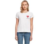 MERCHCODE Damen Mp0008639-turkey with Ladies Everyday Tee T-Shirt, Weiß, XS EU