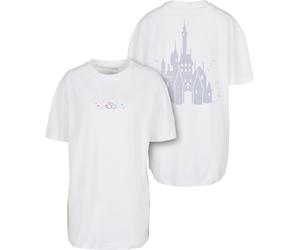 Merchcode Damen T-Shirt Ladies Disney 100 Castle Tee White-S