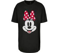 Merchcode Damen Mc887-ladies Disney 100 Minnie Smiles Tee T-Shirt, Schwarz, M EU