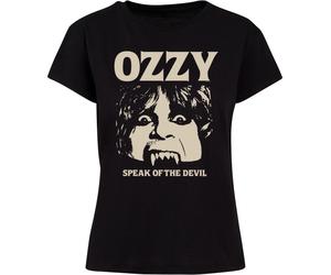 Merchcode Damen T-Shirt Ladies Ozzy Osbourne Speak Of The Devil Box Tee MP5011975 Black-M