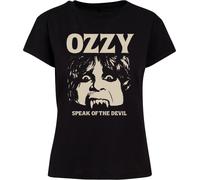 Merchcode Damen T-Shirt Ladies Ozzy Osbourne Speak Of The Devil Box Tee MP5011975 Black-XL