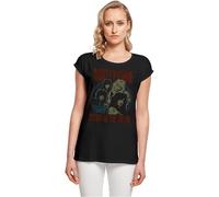 Merchcode Damen Tops Ladies Motley Crue - SATD Tour 1983 Extended Shoulder Tee, Loose Fit, Cotton 100%, XL