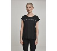 Merchcode Female Shirt Ladies Friends Logo Tee Black-S