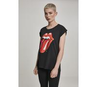 Merchcode Female Shirt Ladies Rolling Stones Tongue Tee Black-M