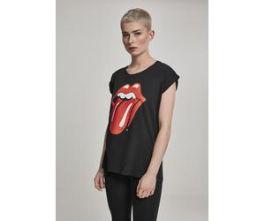 Merchcode Female Shirt Ladies Rolling Stones Tongue Tee Black-M