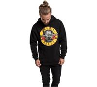 Merchcode Hoody Guns n' Roses Logo – Männer – Schwarz – Gr. S