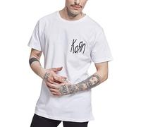 MERCHCODE Herren Korn Suffering Tee T-Shirt, White, L