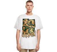 Merchcode Herren Mc1100-bob Marley Jammin Live Oversize Tee T-Shirt, Weiß, M EU