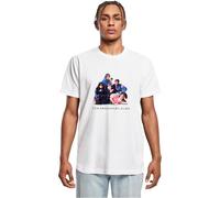 Merchcode T-Shirt MC1167 The Breakfast Club Poster – Kurzarm, Herren, Weiß, Größe S