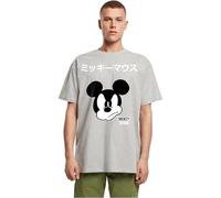 Mickey Mouse Japanese - Oversize T-Shirt grau meliert in L