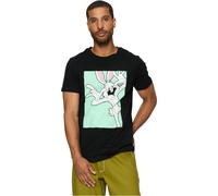Merchcode T-Shirt Looney Tunes Bugs Bunny Funny Face Tee Black-XS
