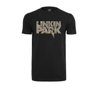Mister Tee Herren Shirt 'Linkin Park' hellbeige / schwarz, Größe L, 4974298 Hellbeige / Schwarz L