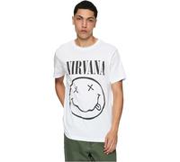 Merchcode Herren T‑Shirt Nirvana Lithium Kurzarm Weiß 3XL