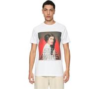 Merchcode Herren Mc862-star Wars Princess Leia Tee T-Shirt, Weiß, XXL EU