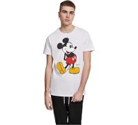Merchcode Herren T-Shirt Mickey Mouse Weiß Größe XS